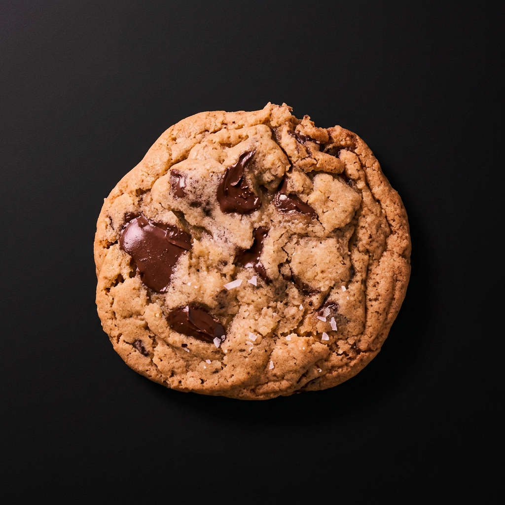 Close-up of Sum'n Sweet Atlanta signature chocolate chip cookies
